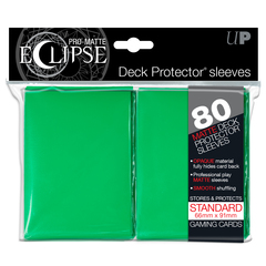 Ultra Pro Standard Size PRO-Matte Eclipse Sleeves - Green - 80ct